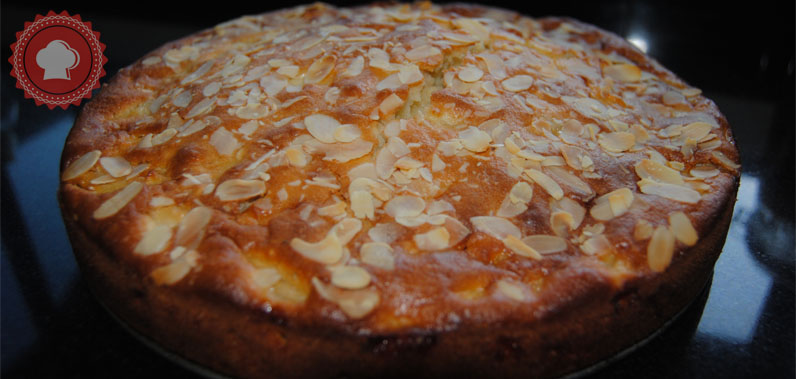 Gateau pommes miel amandes