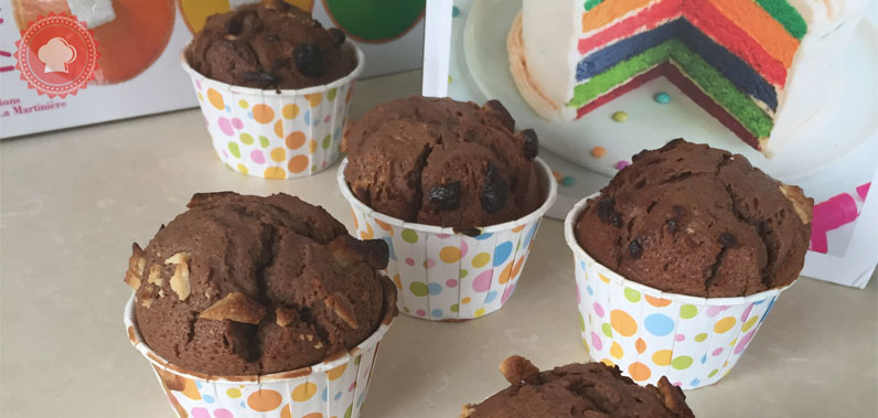 Muffins aux 3 chocolats