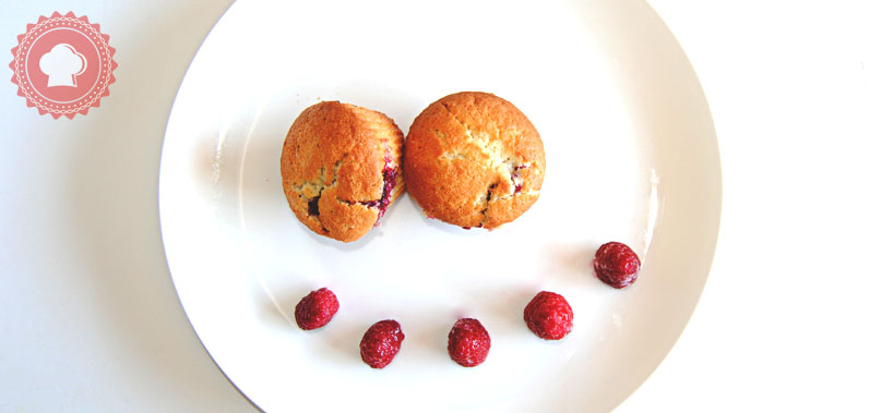 Muffins aux framboises